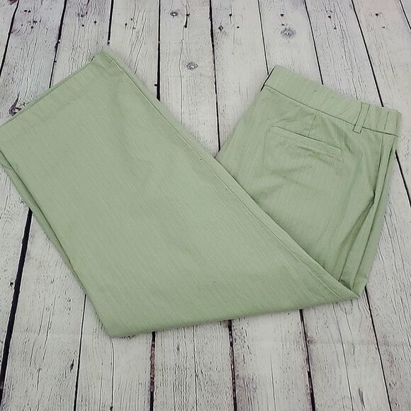 Croft & Barrow Classic Stretch Capris Soft Strips Women Pants Size 12 - Picture 15 of 16